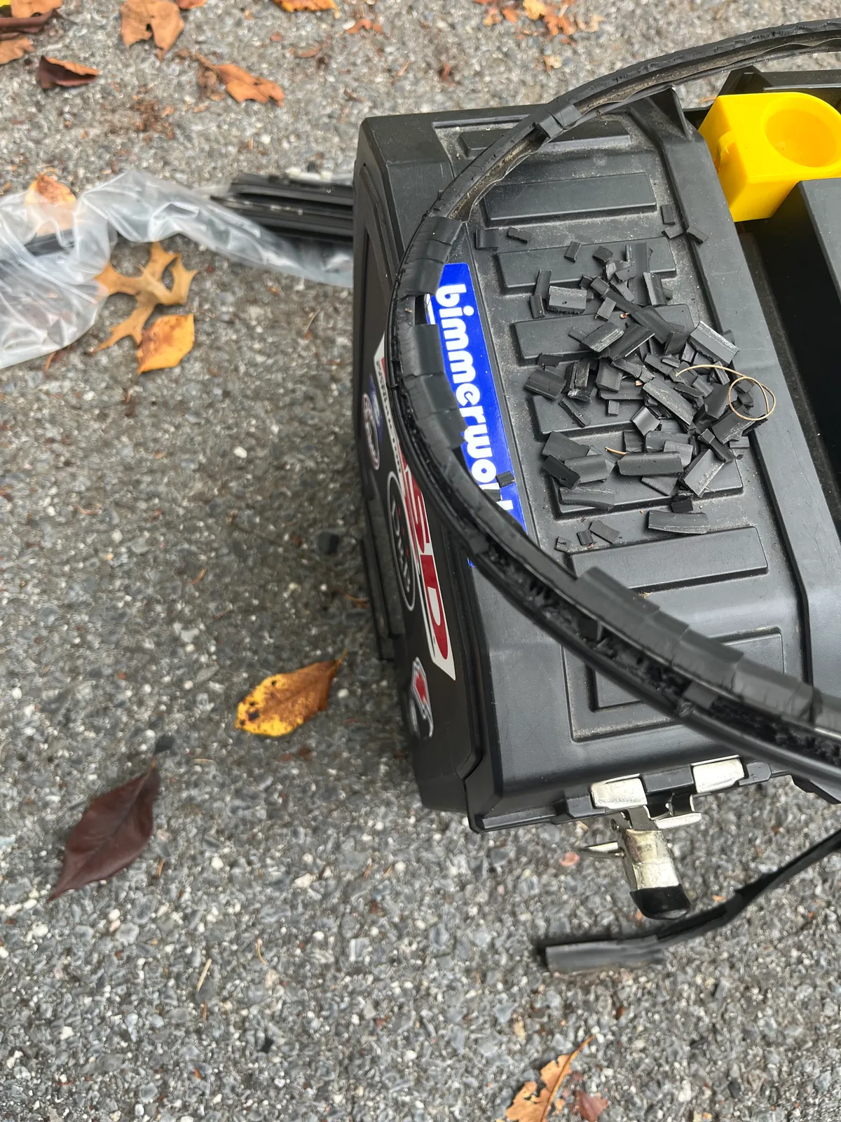 Windshield Upper Molding Replacement & Wipers — 3