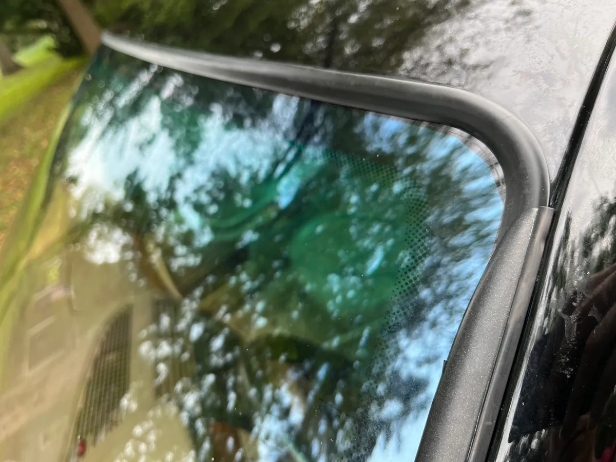Windshield Upper Molding Replacement & Wipers — 2