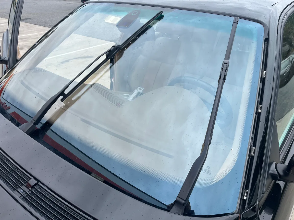 Windshield Upper Molding Replacement & Wipers — 4